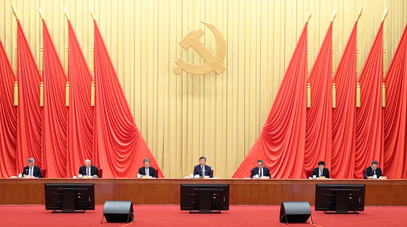 1月8日，中共中央總書記、國家主席、中央軍委主席習近平在中國共產黨第二十屆中央紀律檢查委員會第三次全體會議上發表重要講話。李強、趙樂際、王滬寧、蔡奇、丁薛祥、李希出席會議。